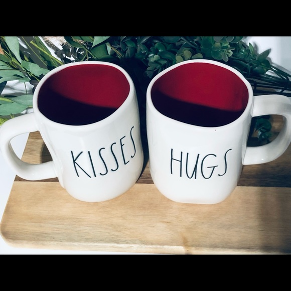 Set of Rae Dunn #hugskisses mugs - Picture 2 of 5